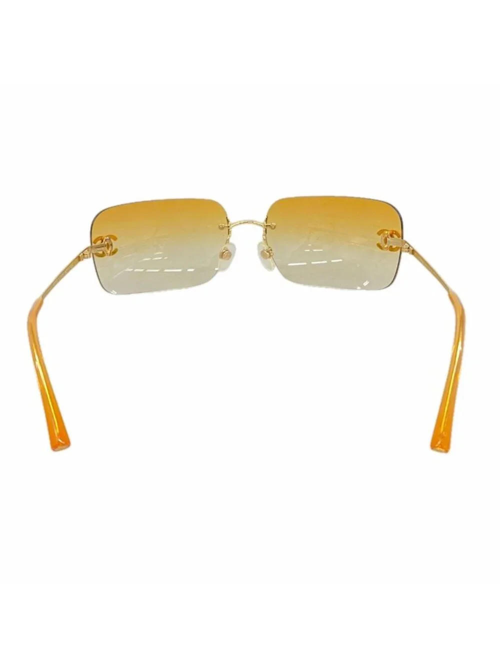 Chanel Sunglasses Acetate Brown Gold Eyewear
